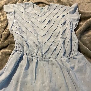 Baby blue romper